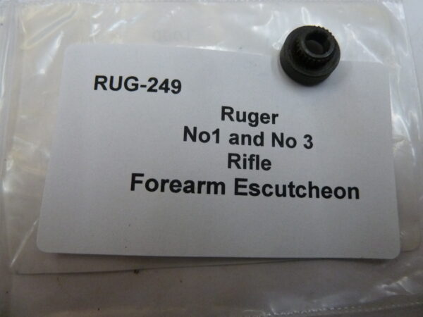 RUG-249 Ruger No 1 and No 3 forearm escutcheon (1) Ruger No 1 Rifle forearm escutcheon