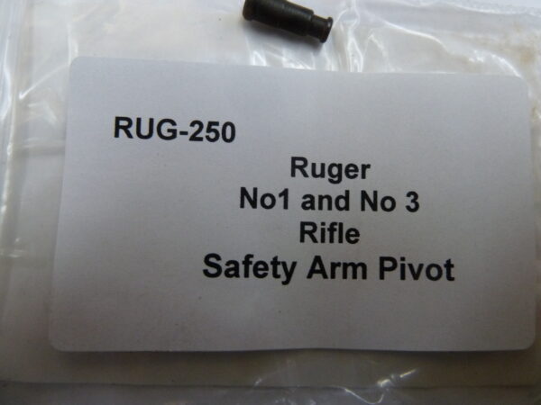 RUG-250 Ruger No 1 and No 3 safety arm pivot (1) Ruger No 1 Rifle safety arm pivot pin