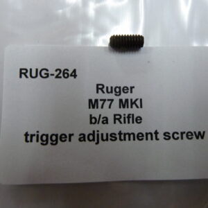 Ruger trigger adjustment screw M77 MKI