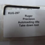 Ruger Precision Rifle take down tool