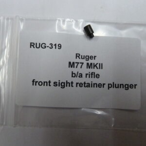 Ruger M77 MKII front sight retainer plunger