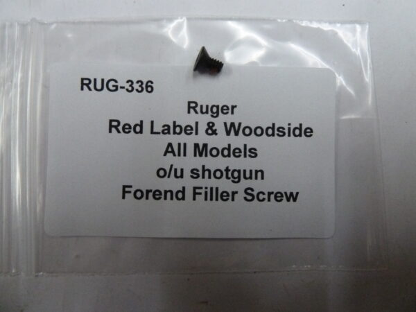 Ruger over and under shotgun forend filler screw