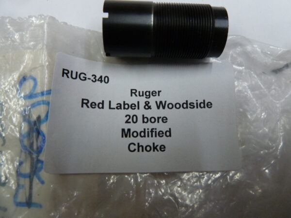 Ruger 20 bore flush modified choke