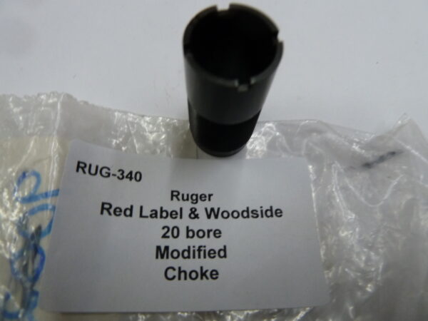 Ruger 20 bore flush modified choke