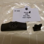 Steyr .308 bolt action rifle rear sight