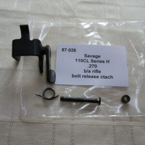 Savage 110CL rifle bolt release catch
