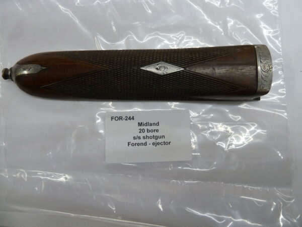 FOR-244 Midland 20 bore ss shotgun forend (1) Midland 20 bore shotgun forend