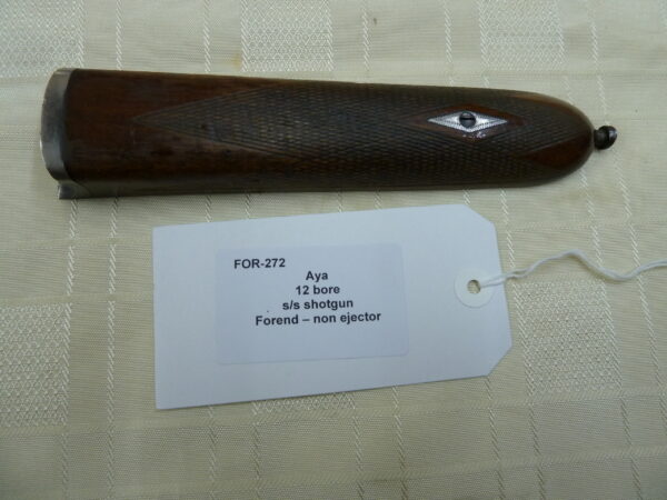 Aya 12 bore side by side shotgun Forend