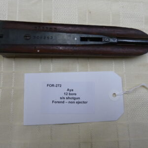 Aya 12 bore side by side shotgun Forend