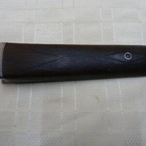 Belgium 12 bore side by side shotgun forend
