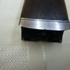 Belgium 12 bore side by side shotgun forend