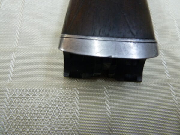 Belgium 12 bore side by side shotgun forend