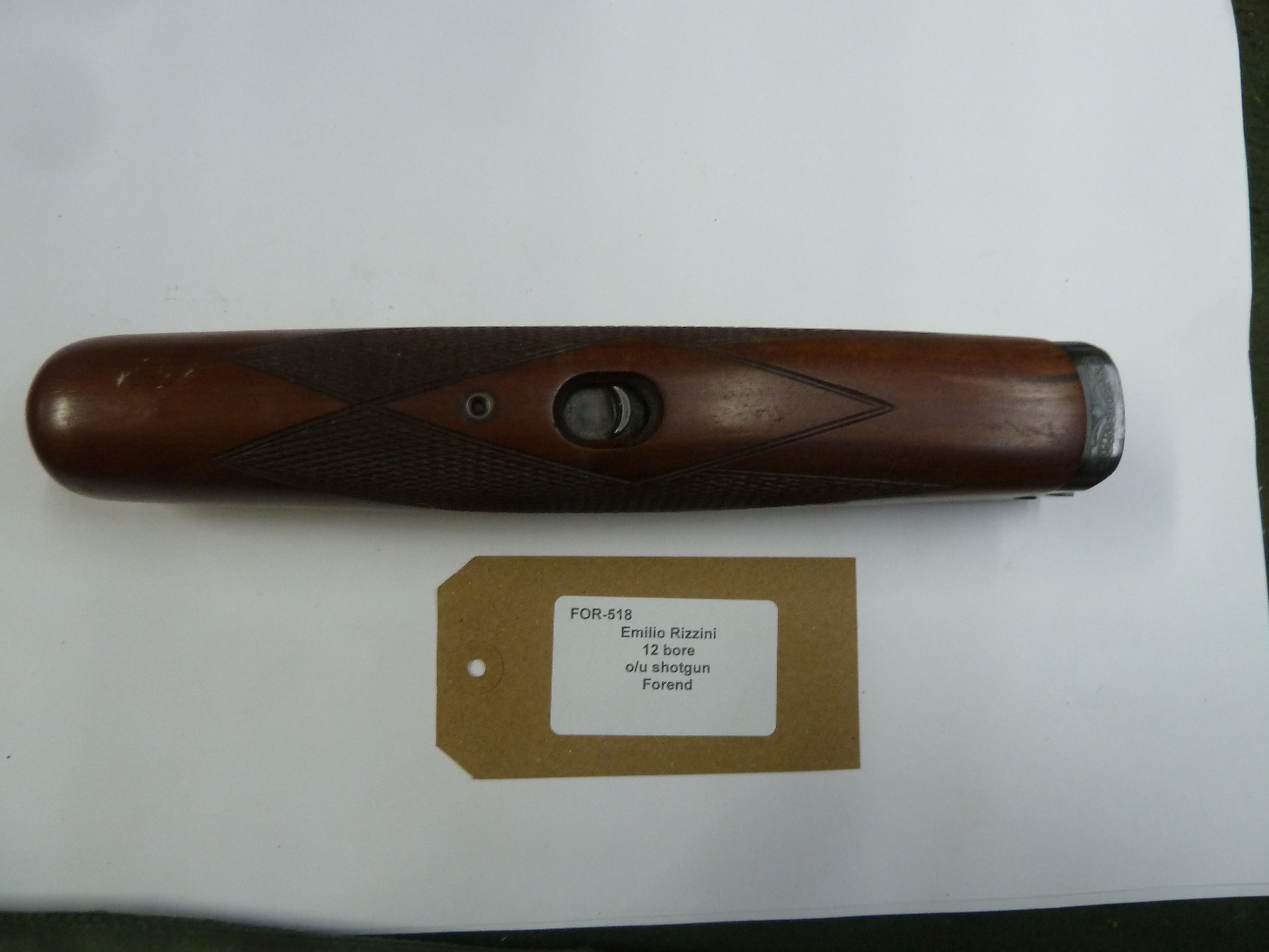 Emilio Rizzini over and under shotgun Forend