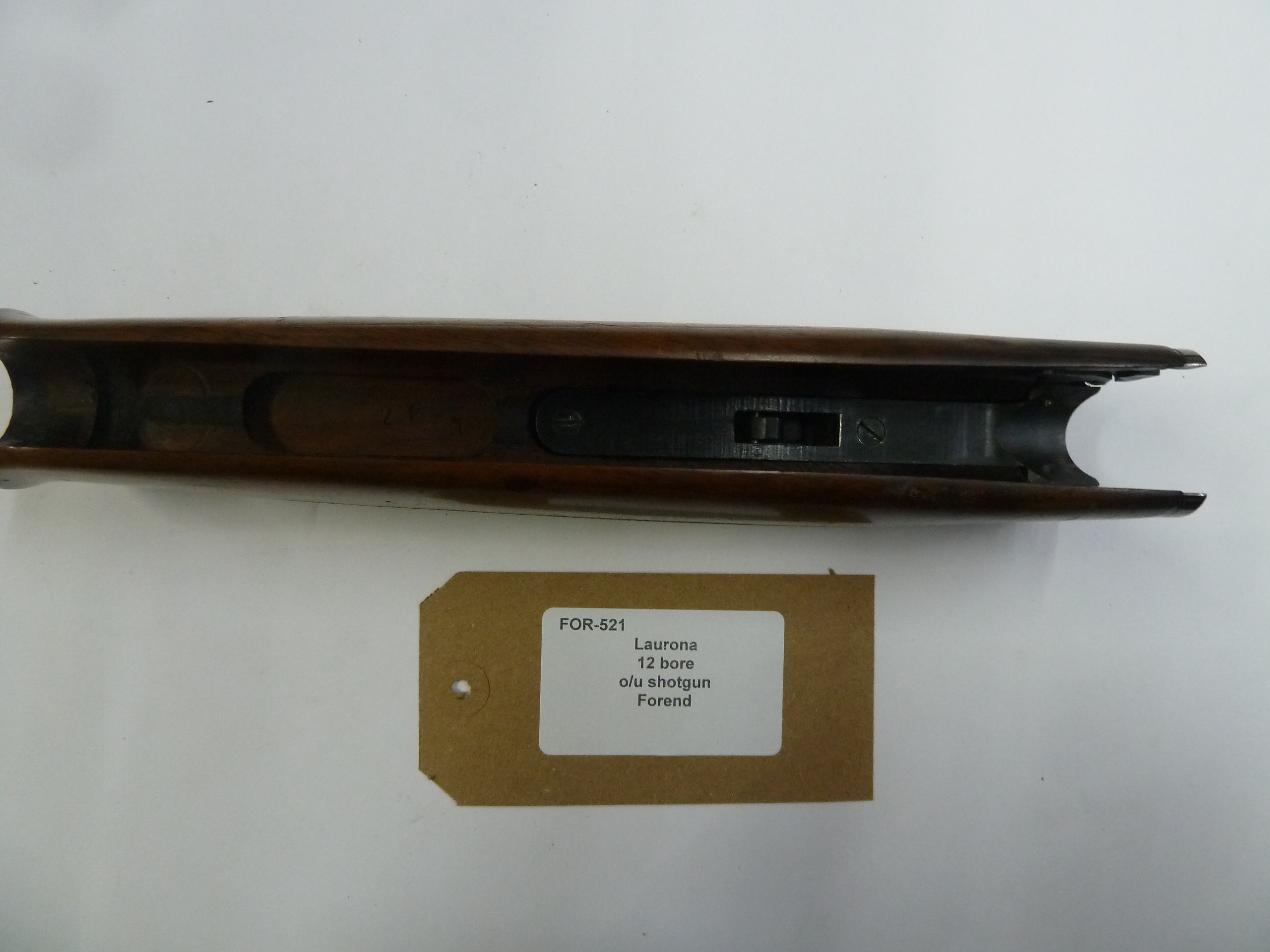 Laurona 12 bore over and under shotgun forend