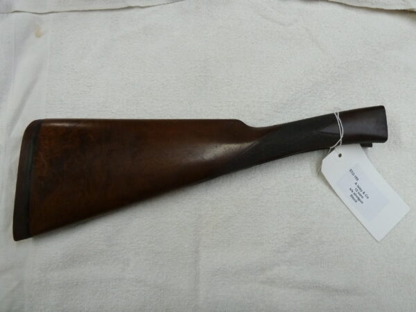 A Isley side by side shotgun stock