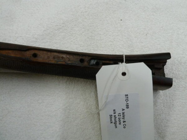 A Isley side by side shotgun stock