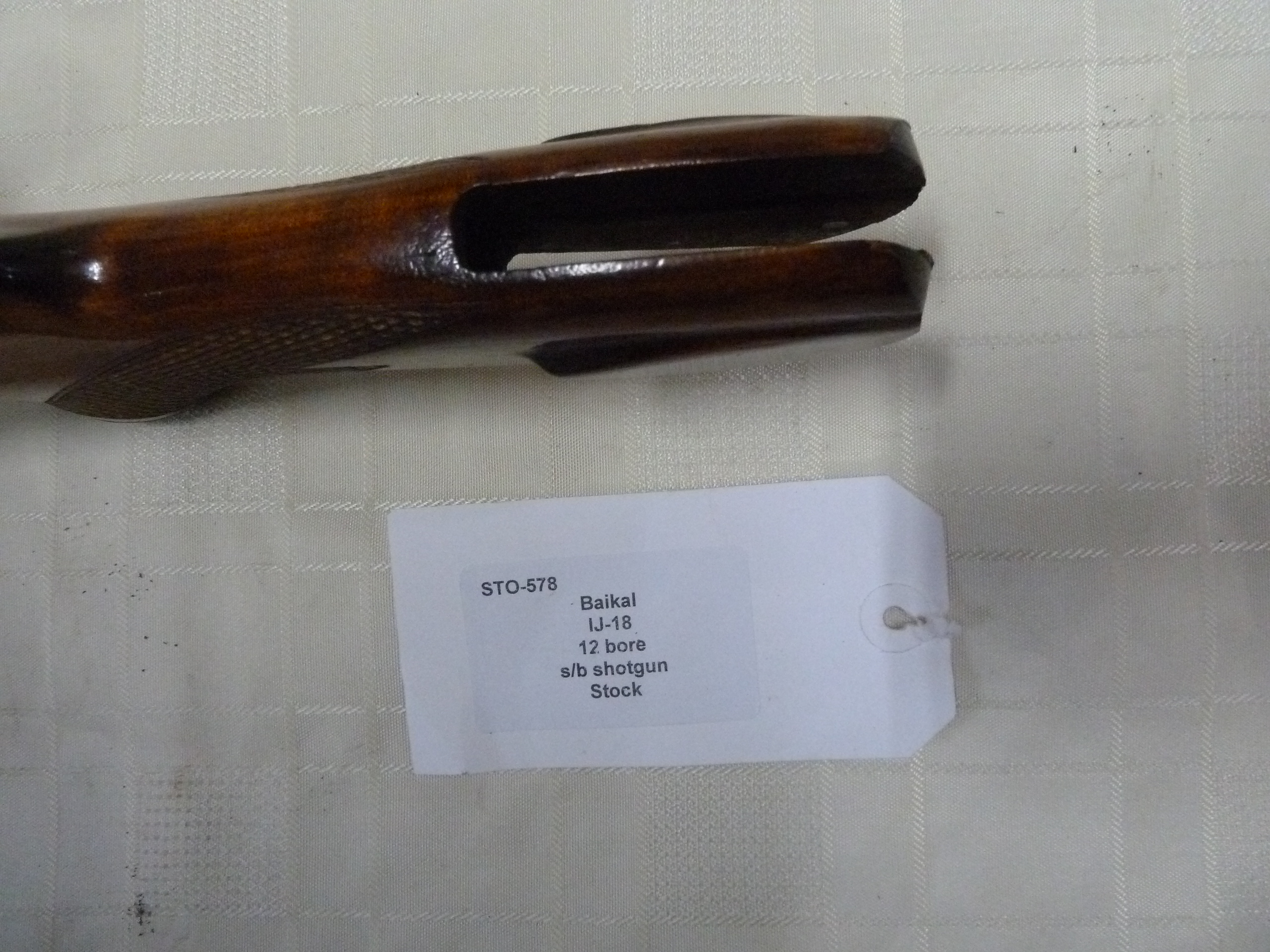 Baikal IJ-18 12 bore single barrel stock
