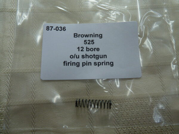 Browning 525 shotgun firing pin spring