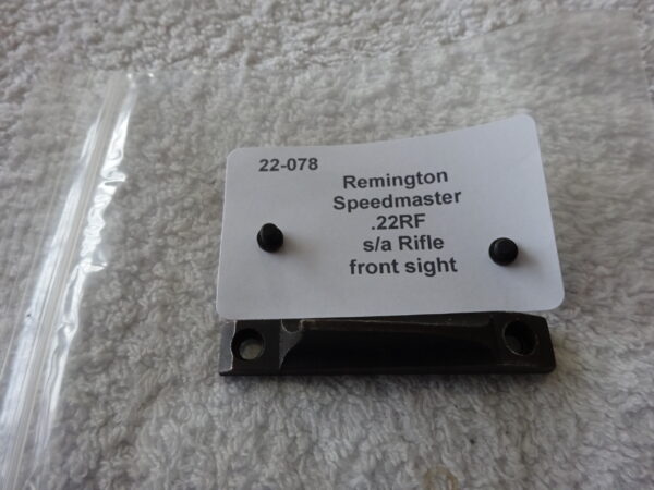 22-078 Remington Speedmaster 22rf sa rifle front sight (1) Remington Speedmaster front sight