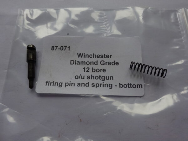 Winchester Diamond Grade bottom firing pin and spring
