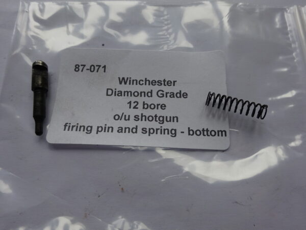 Winchester Diamond Grade bottom firing pin and spring