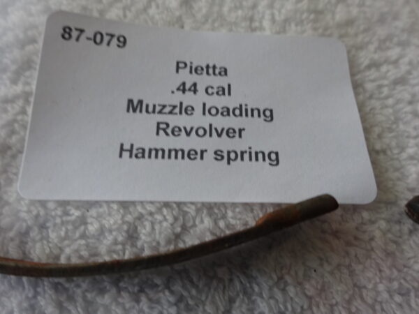 Pietta .44 muzzle loading revolver trigger hammer spring