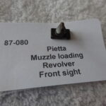 Pietta .44 muzzle loading revolver trigger front sight