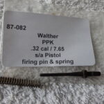 Walther PPK Pistol firing pin and spring