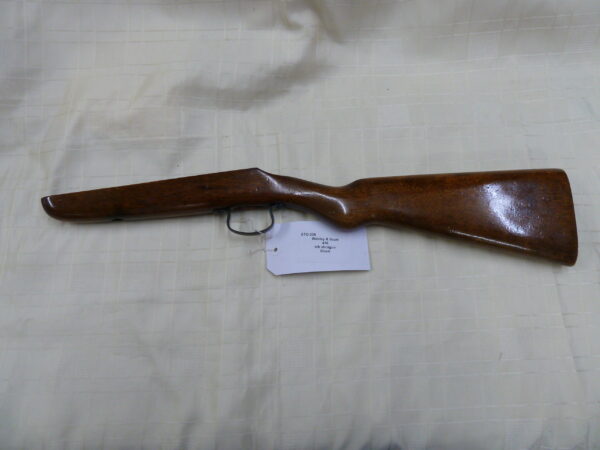 STO-335 Webley & Scott 410 sb shotgun stock (2) Webley & Scott 410 single barrel shotgun stock