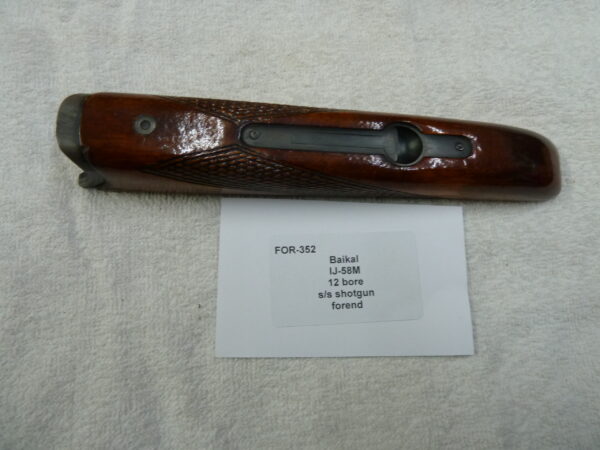 FOR-352 Baikal IJ-58M 12 bore ss shotgun forend (2) Baikal IJ-58M 12 gauge forend