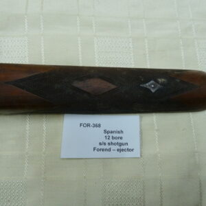 Spanish side by side shotgun forend