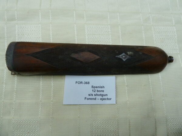 Spanish side by side shotgun forend