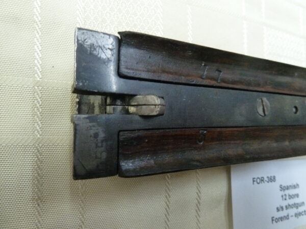 Spanish side by side shotgun forend