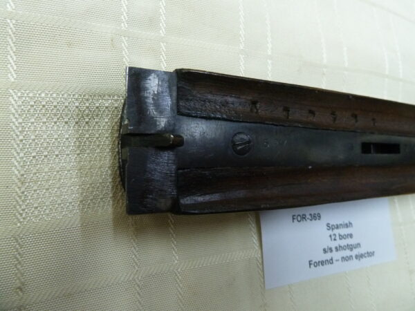 Spanish 12 bore side by side forend