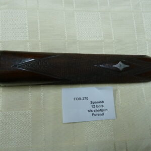Spanish 12 gauge side by side shotgun forend - Image 3