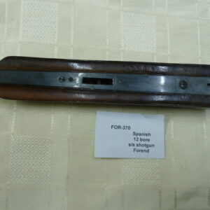 Spanish 12 gauge side by side shotgun forend