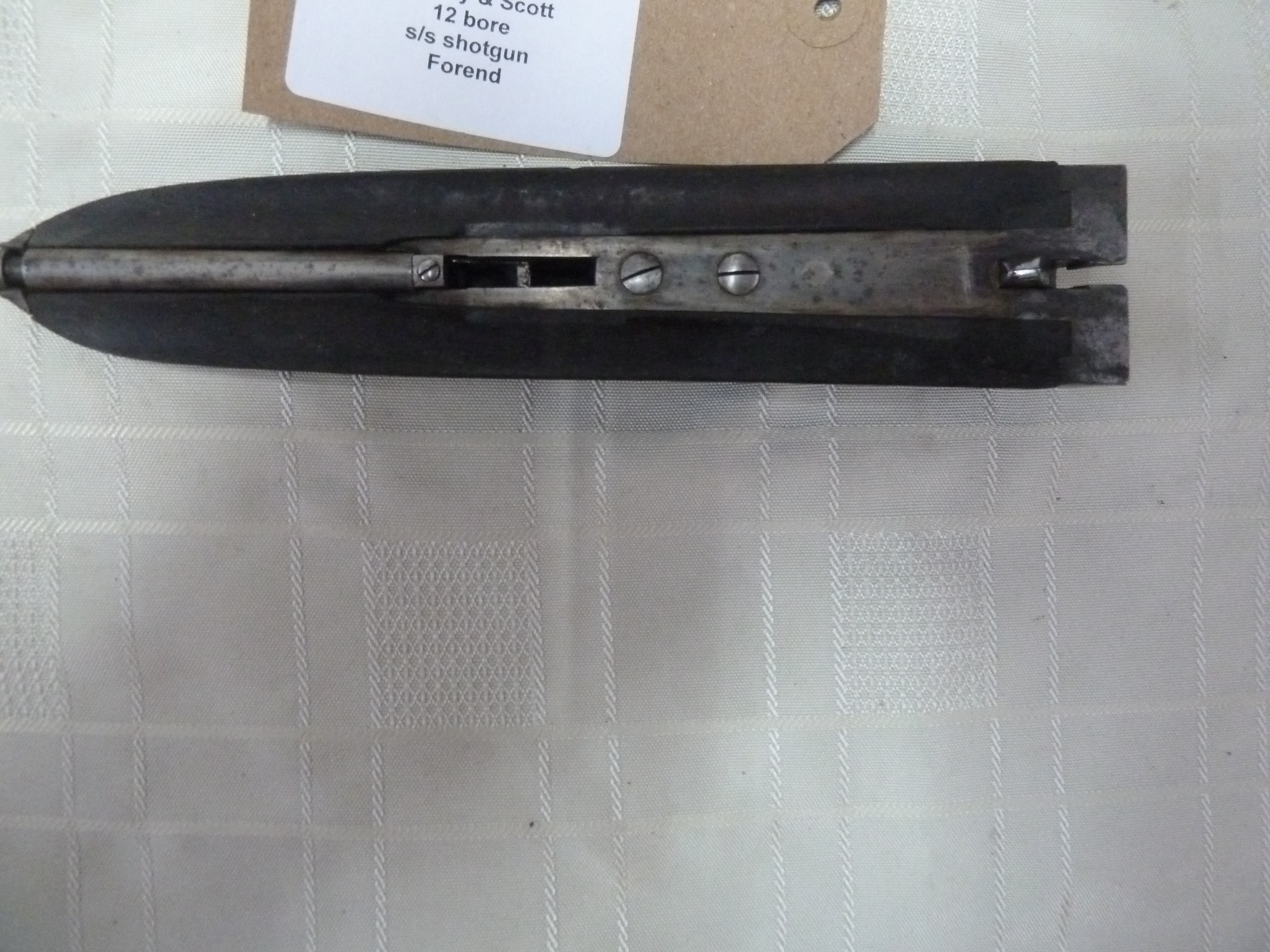Webley & Scott 12 bore shotgun forend
