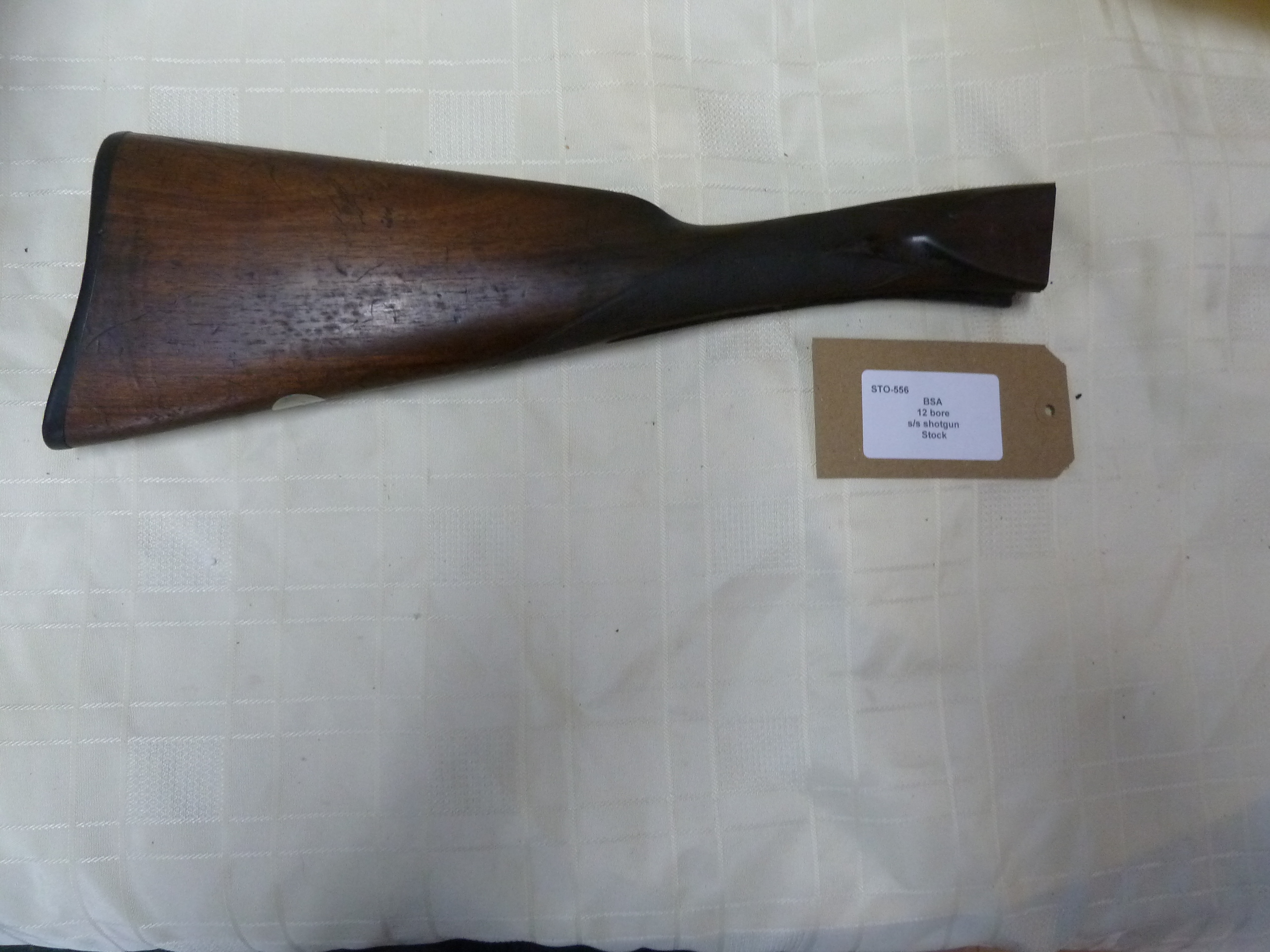 BSA 12 bore shotgun stock