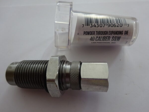 45-059 Lee 90520 40 s&w powder through expanding die (1) Lee Powder Through Expanding Die 40 S&W