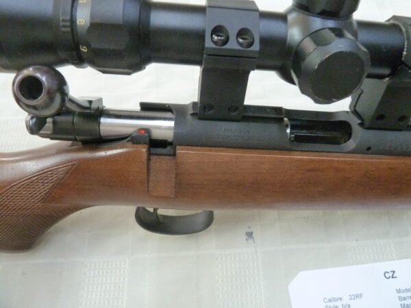 CZ 452-2E .22RF bolt action Rifle