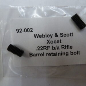 Webley & Scott Xocet barrel retaining bolt