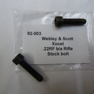 Webley & Scott Xocet stock bolt