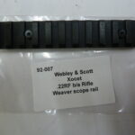 Webley & Scott Xocet weaver scope rail