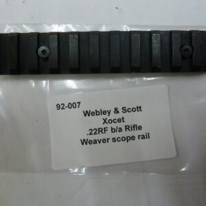 Webley & Scott Xocet weaver scope rail