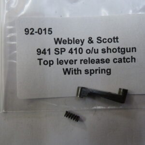 Webley & Scott 941 SP shotgun top lever release catch