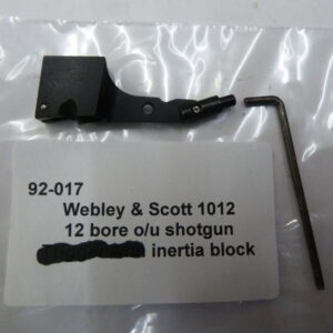 Webley & Scott 1012 shotgun inertia block