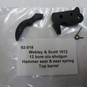 Webley & Scott 1012 shotgun hammer top barrel