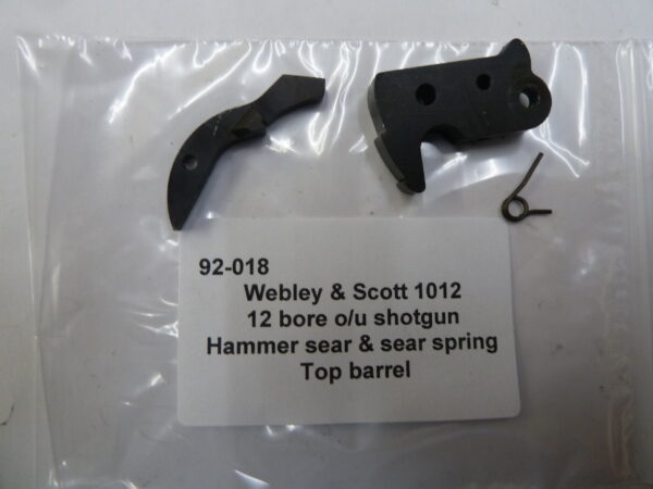 Webley & Scott 1012 shotgun hammer top barrel