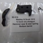 Webley & Scott 1012 shotgun hammer bottom barrel