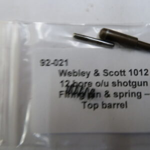 Webley & Scott 1012 shotgun firing pin top barrel